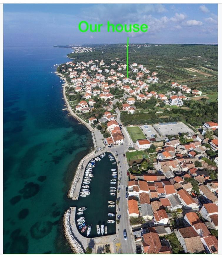 Apartman Lipotica Diklo Zadar Bagian luar foto